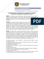 Acuerdo Del Consejo Municipal de Protección Civil