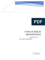 Types of Risk in Microfinance