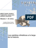 Los Cambios Climáticos A Los Largo de La Historia