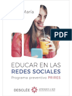 Educar en las redes sociales. Programa preventivo PRIRES - Jos+® Mar+¡a Avil+®s