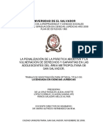 la penalizacion de la practica abortiva y la vulneracion de derechos y garantias en las adolescentes del area metropolitana de San Salvador.pdf