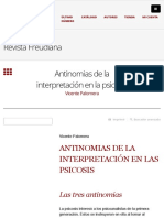 Antinomias de la interpretación en la psicosis |Palomera.pdf