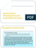 Auditing - Bukti, Prosedur, Temuan Audit