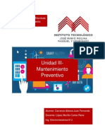 Unidad III - Mantenimiento Preventivo