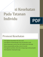 Promosi Kesehatan Pada Tatanan Individu.pptx