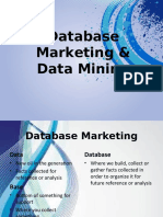 Topic 4 Database Marketing