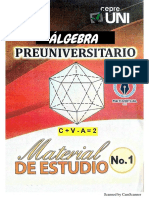 Boletín Cepre Uni 2020-Ii (Álgebra) PDF