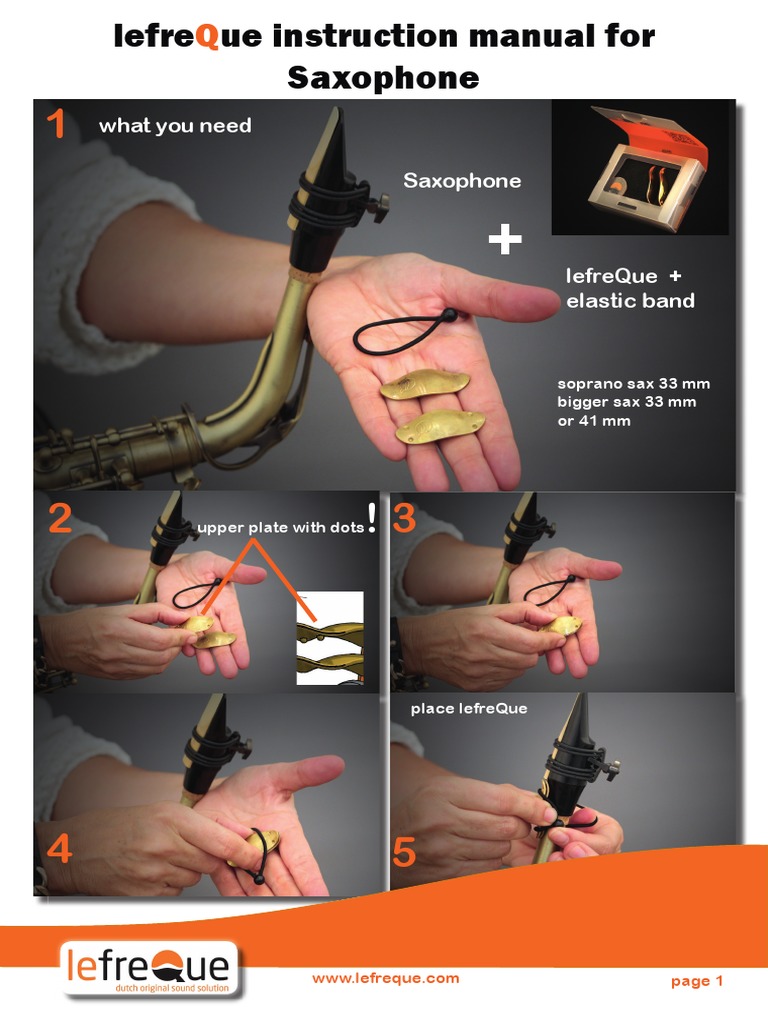 Manual Saxophone PDF PDF