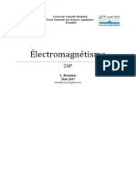 Cours de L - Électromagnétisme PDF