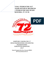 Proposal Peringatan Hut Kemerdekaan Republik Indonesia
