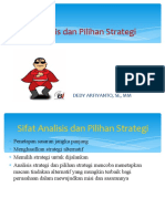 Analisis Dan Pilihan Strategi