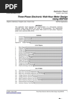 Three-Phase Electronic Watt-Hour Meter Design Using MSP430