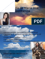 Biografía de María José Quintanilla