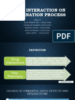 Drug Interaction On Elemination Process