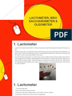 Lactometer, Brix Saccharometer, Oleometer.pptx