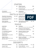 Societi Menu Spring2010