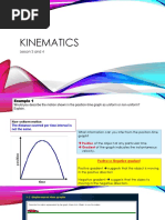 Kinematics Lesson 3 and 4