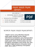 NOMOR PAJAK WAJIB PAJAK (NPWP).pptx