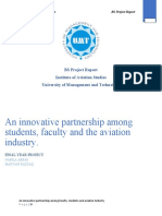 An Innovative Partnership Among Students, Faculty and Aviation Industry