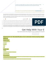 Identifying Amino Acids by Using Paper Chromatography Biology Essay PDF