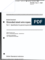 Bs 302 Part1 1987steel Wire Ropes Specification For General PDF