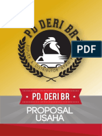 Proposal Usaha PD Deri BR PDF