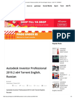 Autodesk Inventor Professional 2019.2 x64 Torrent English, Russian - JEUX PC TORRENT PDF