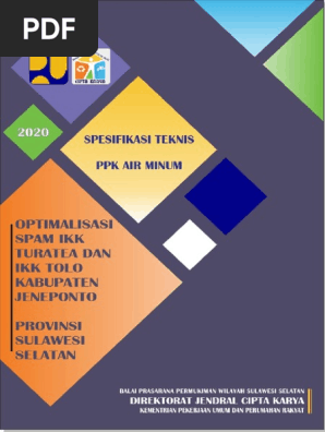 Spesifikasi Teknis Jeneponto Baru Fix Pdf