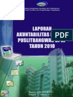 Lakip Puslitbangwas Tahun 2010 PDF