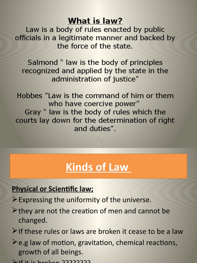 1.what Is Law PDF Citizenship Natural Law