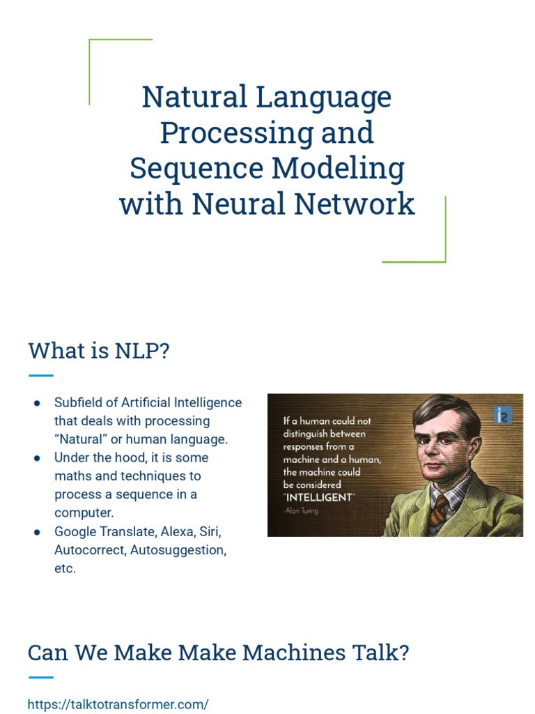 NLP and Neural Networks Explained | PDF | Computational Science ...