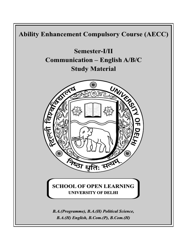 Communication English A-B-C | PDF | Nonverbal Communication | Hierarchy