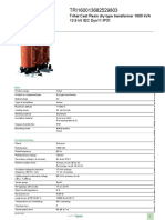Trihal-1600kva Technical Data Sheet
