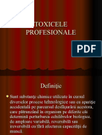 Toxicele Profesionale Curs V