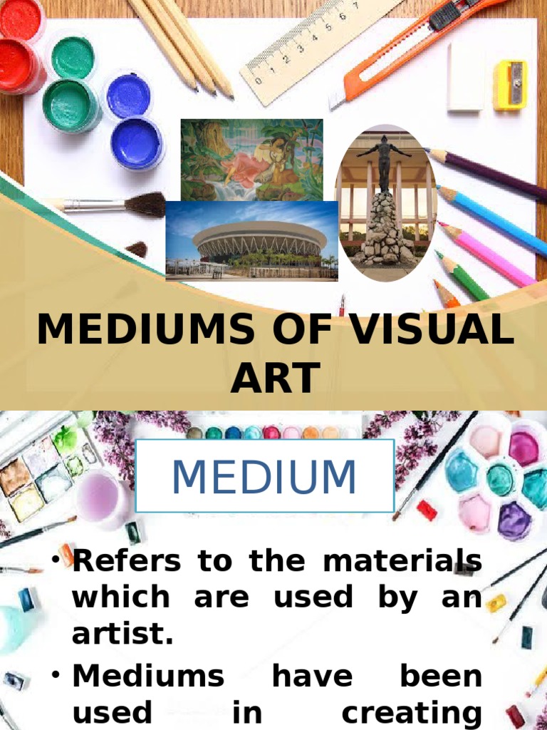Mediums of Visual Arts PDF Acrylic Paint Paintings