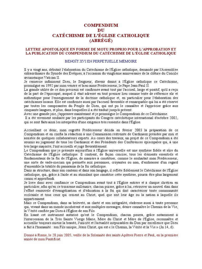 Compendium PDF | PDF | Trinité | Saint-Esprit