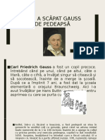 Povestea Lui Gauss