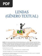 CARACTERÍSTICAS DAS LENDAS