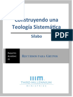 Sílabo, Construyendo Una Teología Sistemática