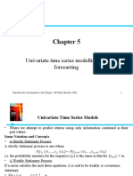 Univariate Time Series Modelling and Forecasting: Introductory Econometrics For Finance' © Chris Brooks 2002 1