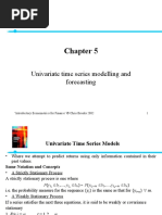 Univariate Time Series Modelling and Forecasting: Introductory Econometrics For Finance' © Chris Brooks 2002 1