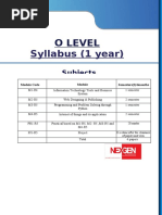 Nexgen o Level Syllabus