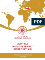 Insaat Birim Fiyatlari 2019 Turkce PDF