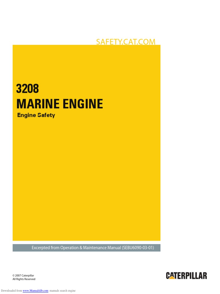 CATERPILLAR 3208 MARINE ENGINE PROBLEMS intelligence overview
