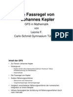 GFS - Keplersche Fassregel