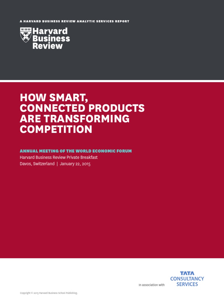 How Smart, Connected Products Are Transforming Competition