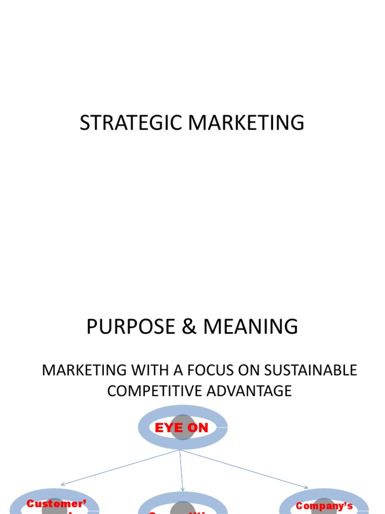 Strategic Marketing Framework Overview | PDF | Marketing Strategy ...