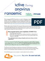 EIM - RX For Health - Staying Active During Coronavirus Pandemic PDF