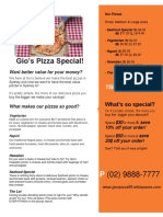 Gios Pizza Flyer1