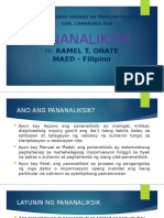 PANANALIKSIK-SIR RAMEL.pptx